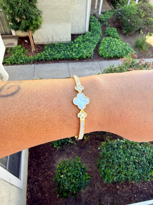 Celeste Clover Luxe Bangle