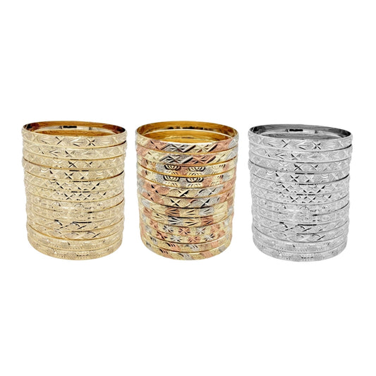 Slim Sleek Indian Bridal Bangle Bracelet Set